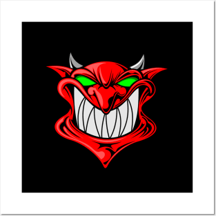 Grinning Devil Posters and Art